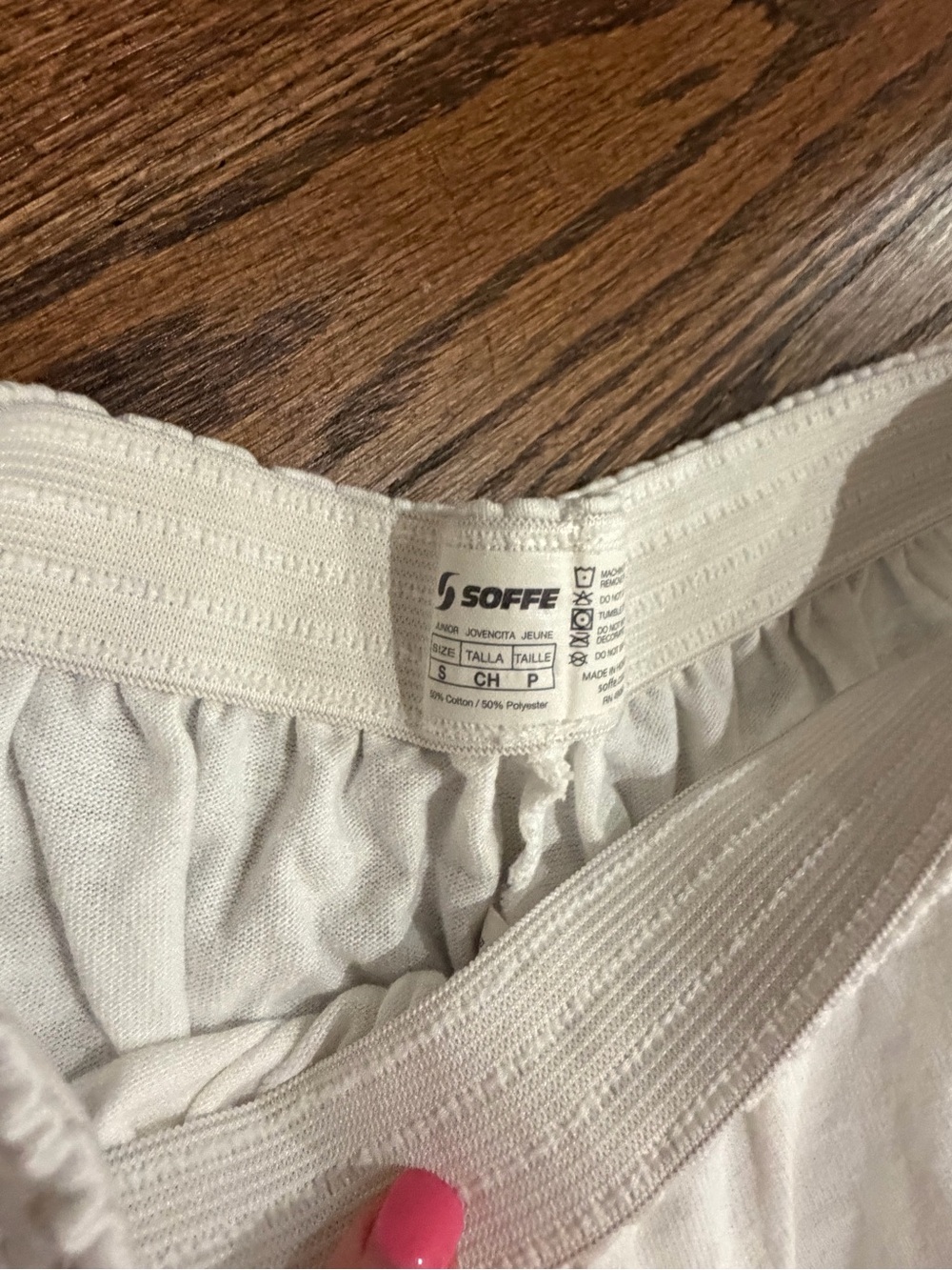 White Soffe Shorts - Picture 2 of 2